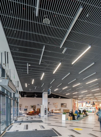 Modernisation de l'éclairage dans le centre commercial Gemini Park
