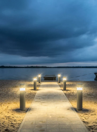 Playa del lago Dabie #3