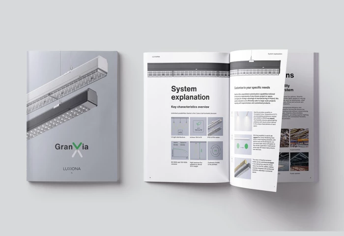 Introducing the GranVia lighting system: Explore its full potential in the New GranVia Brochure