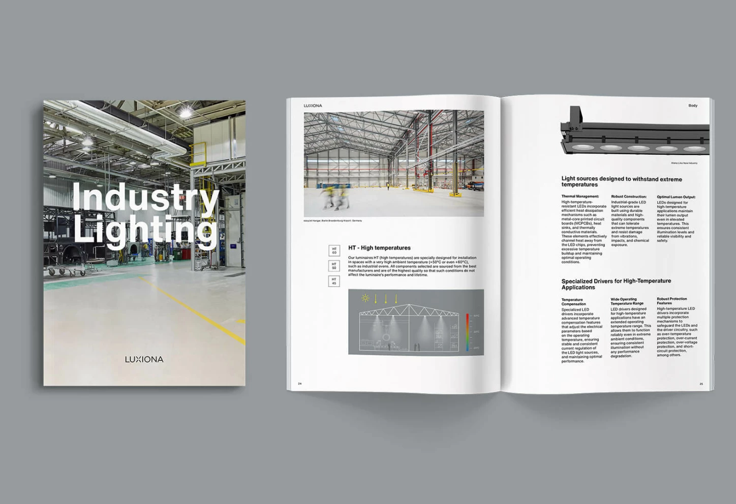 Nous présentons le nouveau catalogue d'éclairage industriel !